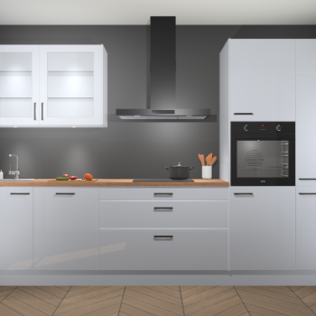 Sneeuwwit hoogglans keuken Cairo 33335