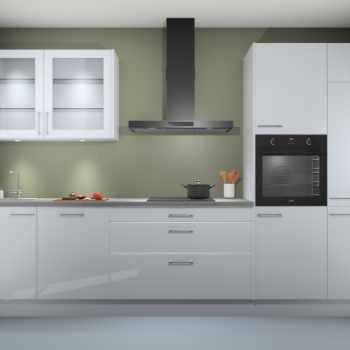 Sneeuwwit hoogglans keuken Cairo 33343