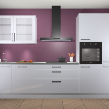 Sneeuwwit hoogglans keuken Cairo 33346