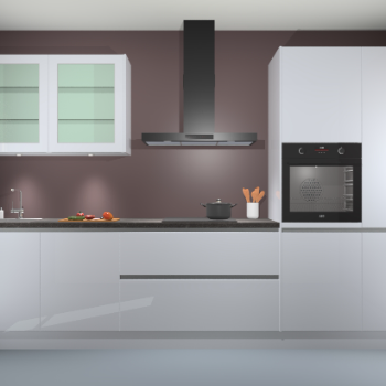 Sneeuwwit hoogglans keuken Cairo 33351