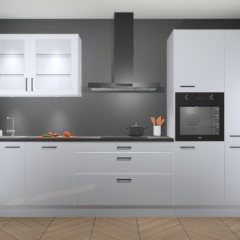 Sneeuwwit hoogglans keuken Cairo 33353