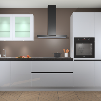 Sneeuwwit hoogglans keuken Cairo 33354