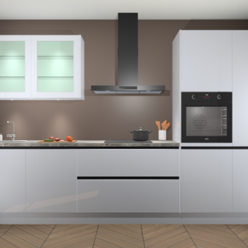 Sneeuwwit hoogglans keuken Cairo 33360