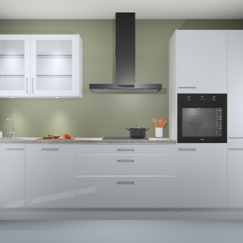 Sneeuwwit hoogglans keuken Cairo 33361