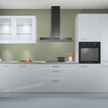 Sneeuwwit hoogglans keuken Cairo 33362