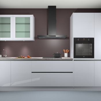Sneeuwwit hoogglans keuken Cairo 33363