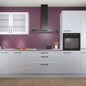 Sneeuwwit hoogglans keuken Cairo 33364