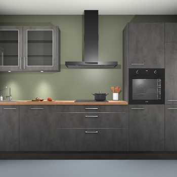 Beton Antraciet keuken Cairo 33516