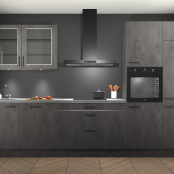 Beton Antraciet keuken Cairo 33532