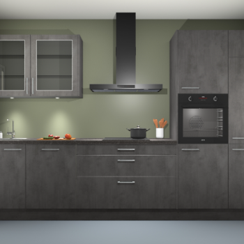 Beton Antraciet keuken Cairo 33534