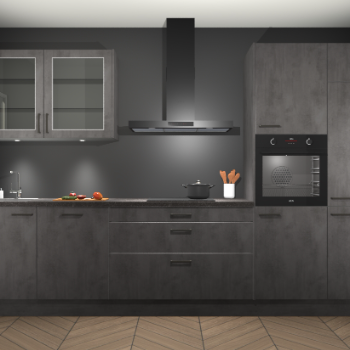 Beton Antraciet keuken Cairo 33538