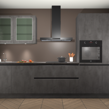 Beton Antraciet Keuken Cairo 33539