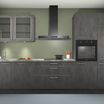 Beton Antraciet keuken Cairo 33540