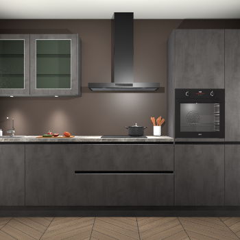 Beton Antraciet Keuken Cairo 33545