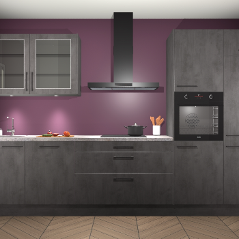 Beton Antraciet keuken Cairo 33549