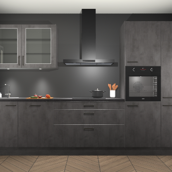 Beton Antraciet keuken Cairo 33556