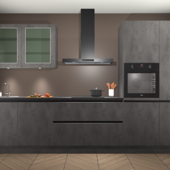 Beton Antraciet Keuken Cairo 33557