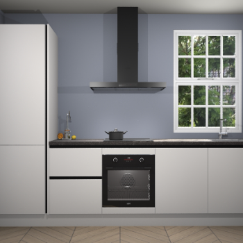 Zijdegrijze greeploze keuken Bangladesh 34324