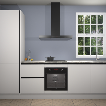 Zijdegrijze greeploze keuken Bangladesh 34330