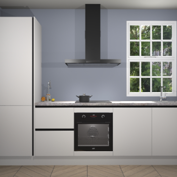 Zijdegrijze greeploze keuken Bangladesh 34336