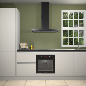 Zijdegrijze greeploze keuken Bangladesh 34339