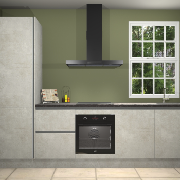 Beton opaal greeploze keuken Bangladesh 34514