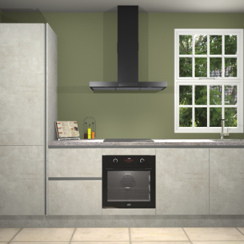 Beton opaal greeploze keuken Bangladesh 34527