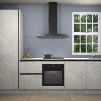 Beton opaal greeploze keuken Bangladesh 34530