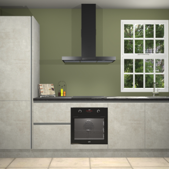 Beton opaal greeploze keuken Bangladesh 34535