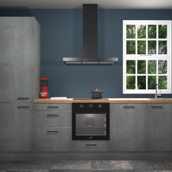 Beton parelgrijze keuken Bangladesh 34565