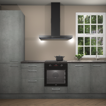 Beton parelgrijze keuken Bangladesh 34573