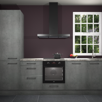 Beton parelgrijze keuken Bangladesh 34583