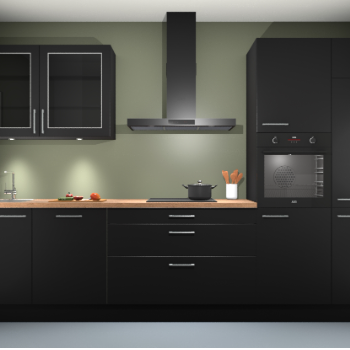 Zwart keuken Cairo 33850