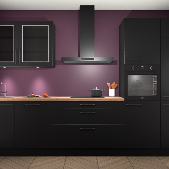 Zwart keuken Cairo 33853