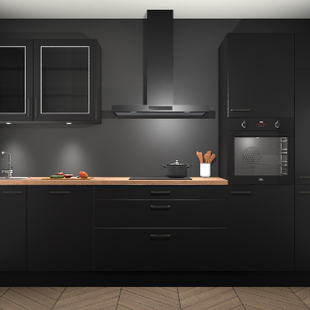 Zwart keuken Cairo 33854