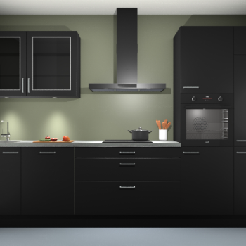 Zwart keuken Cairo 33895