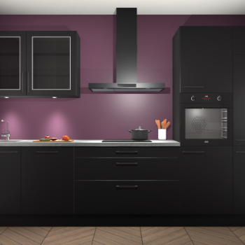 Zwart keuken Cairo 33897