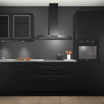 Zwart keuken Cairo 33898