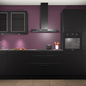 Zwart keuken Cairo 33903