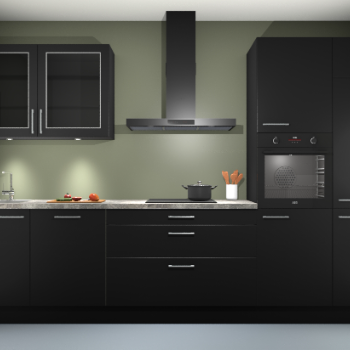 Zwart keuken Cairo 33906