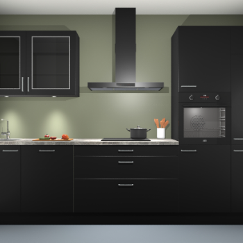 Zwart keuken Cairo 33907