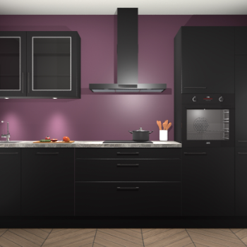 Zwart keuken Cairo 33909