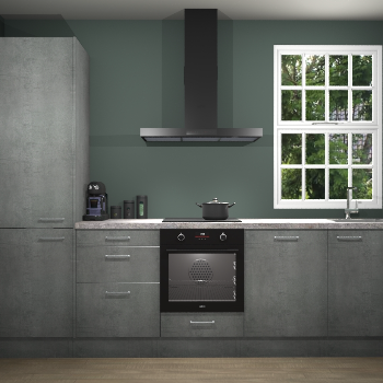 Beton parelgrijze keuken Bangladesh 34588