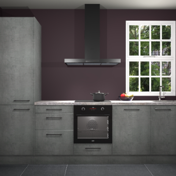 Beton parelgrijze keuken Bangladesh 34591