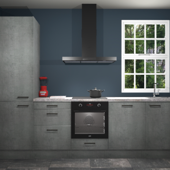 Beton parelgrijze keuken Bangladesh 34592