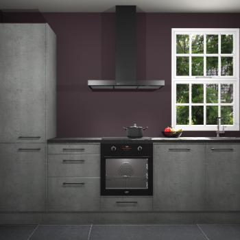 Beton parelgrijze keuken Bangladesh 34599