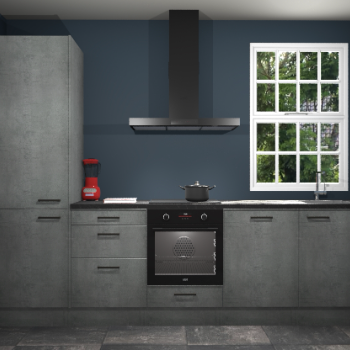 Beton parelgrijze keuken Bangladesh 34600