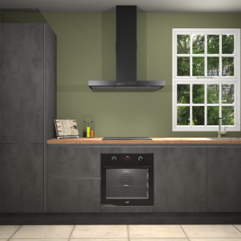 Beton antraciet greeploze keuken Bangladesh 34618