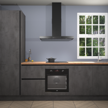 Beton antraciet greeploze keuken Bangladesh 34621