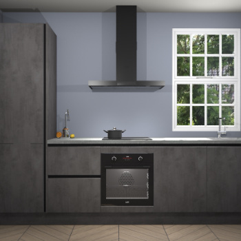 Beton antraciet greeploze keuken Bangladesh 34628